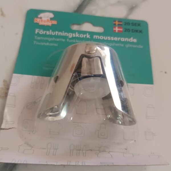 Stainless Steel Sealed Sparkling Champagne Bottle Stopper Big size