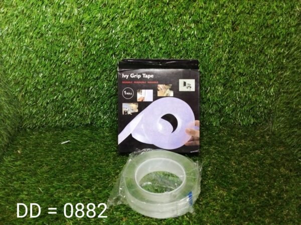 Double Sided Nano Adhesive Tape, 3 meter Washable Traceless Nano Gel Tape