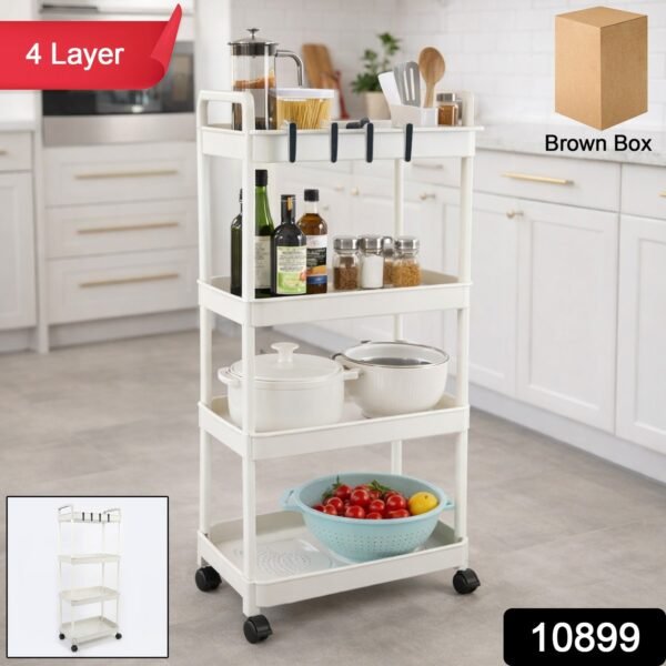 69710899-10Pc-DD_10899-Av-Sv.jpg 4 Layer Multipurpose Kitchen Storage Organizer Trolley with Wheels