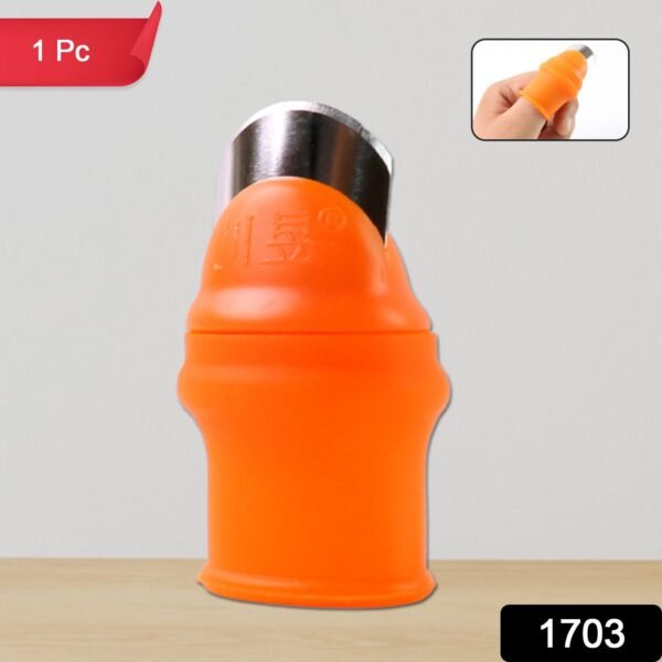 Thumb Knife Cutter with Silicone Finger Guard (1 Pc)