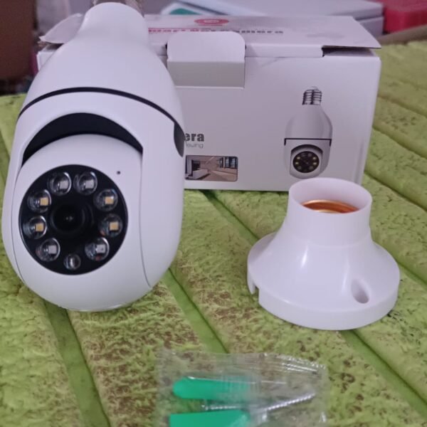 V380 Pro Fisheye 360 Degree Panoramic Wireless WiFi IP CCTV Security (Pack of 1)