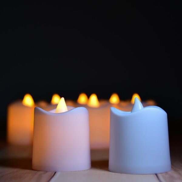 Flameless LED TealightsLED Tea Light for Home Diwali Pack 24