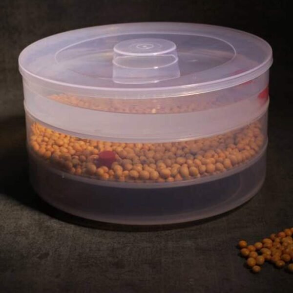 Plastic 3 Compartment Sprout Maker, White