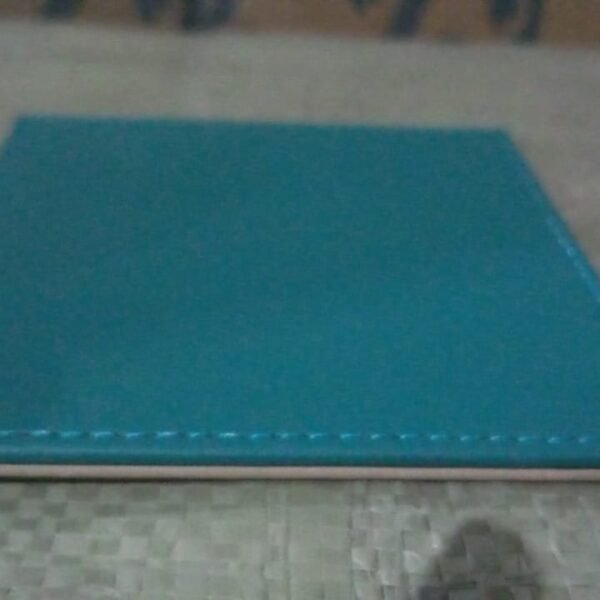 Square Leather Tea Coaster – Durable Dining Table Accessory (1 Pc)