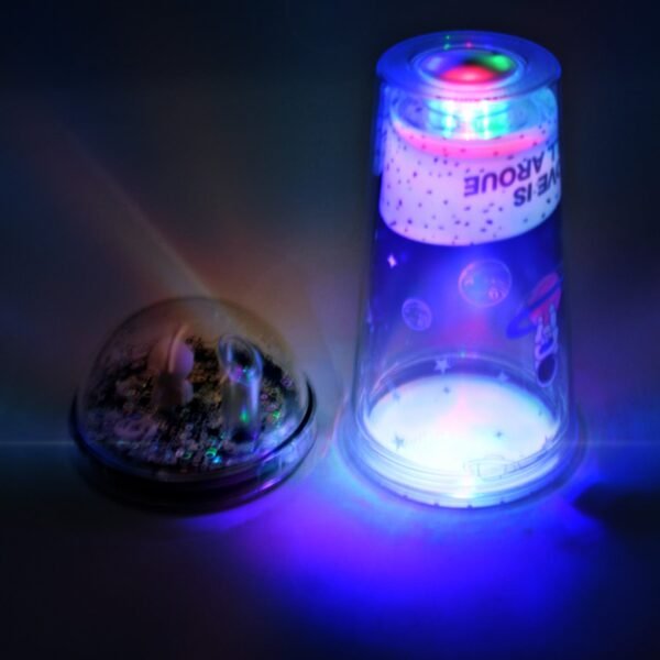 LED Double Wall Plastic Tumbler Cups (Pack Of 1)