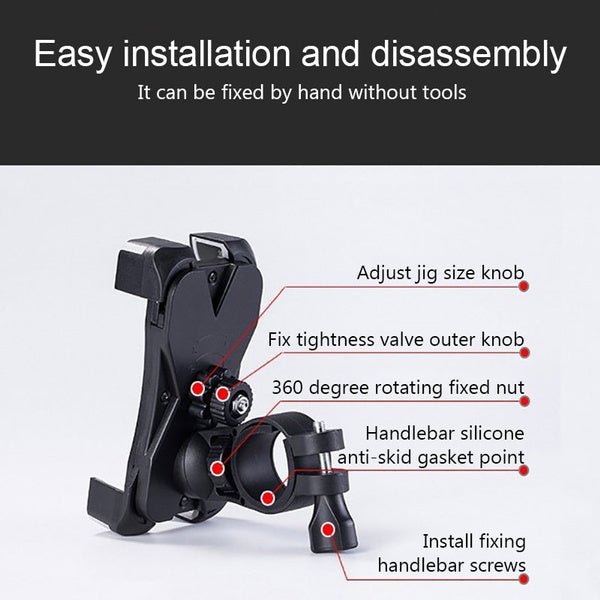 6_2626083e-4097-4442-ad35-a6124bff2313.jpg Bike Phone & Mobile Mount Anti Shake and Stable Cradle Clamp with 360° Rotation