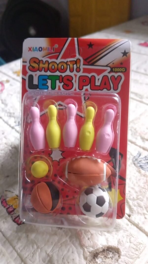 Mini Eraser Set for Kids (9 Pieces) - Fun Designs, Party Favors, School Prizes