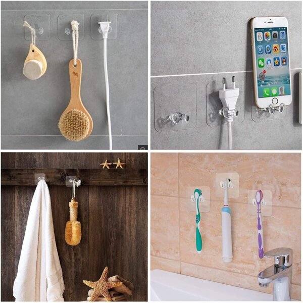 6_44f3648b-8791-4d31-8385-a3e6dbe6e2b1.jpg Transparent Multi-Function Wall Storage Hooks