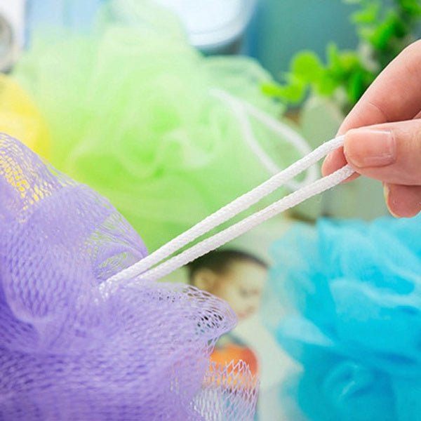 Bath Sponge Round Loofah and Back Scrubber for Men and Women