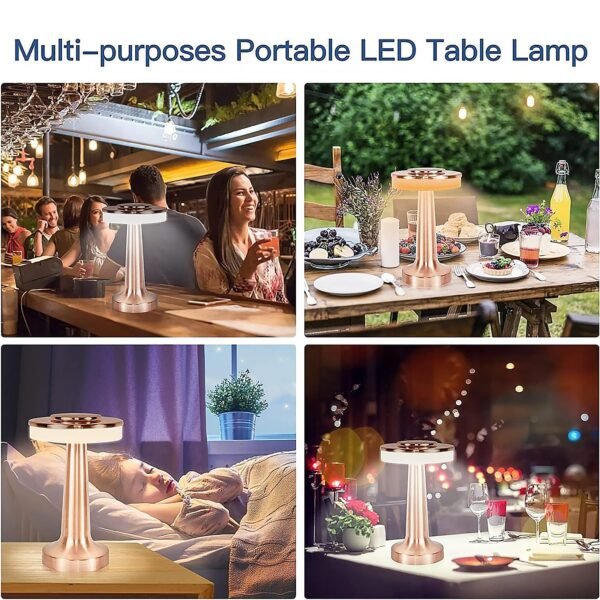 Touch LED Metal Desk Lamp (1 Pc)