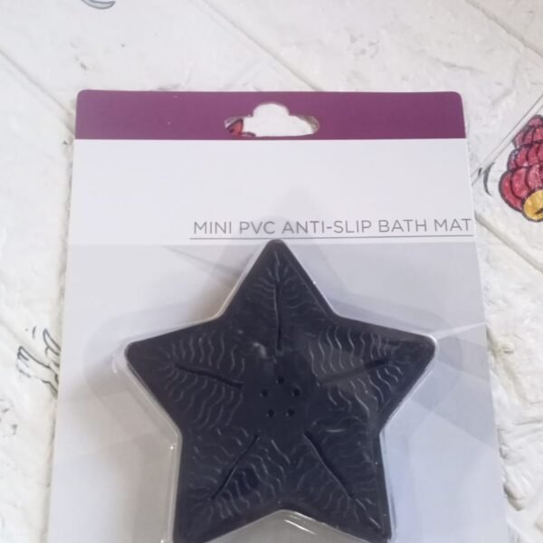 Mini PVC Anti Slip Bat Mat Star Shaped for Kids 4 Pc Set