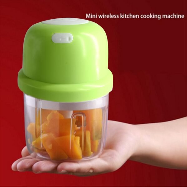USB Rechargeable Electric Chopper Fruit Vegetable Onion Chopper Garlic Chopper