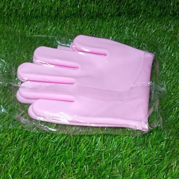 Reusable Silicone Cleaning Brush Scrubber Gloves (Multicolor)