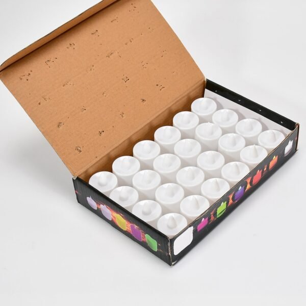 6_db17db45-983c-418b-9dce-808a320133c4.jpg Pink Flameless LED Tealights Smokeless Decorative Candles LED Tea Light Pack of 24