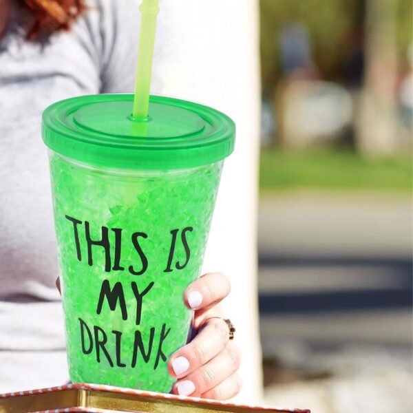 6_dc89e522-f1b6-42ee-ad32-3b294401d01f.jpg Plastic Drink Cup, Tea Coffee Tumbler with Lid and Straw (1 Pc)