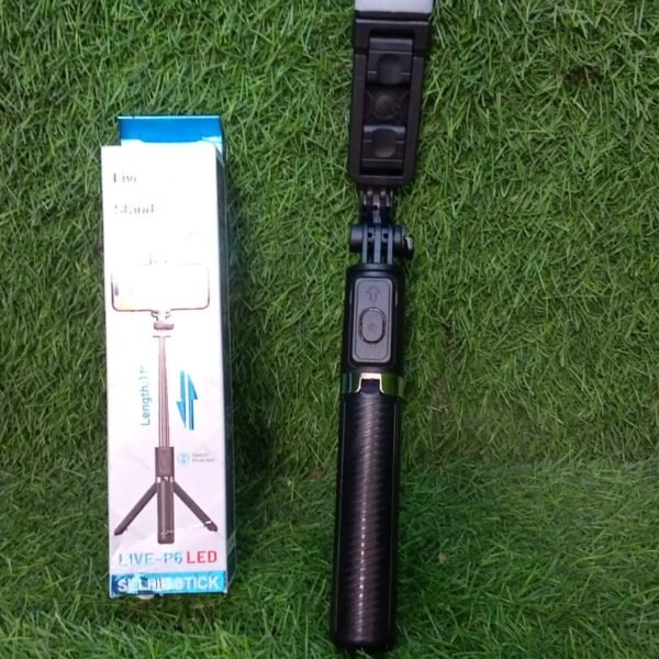 Bluetooth Selfie Stick, Portable Phone Tripod Stand for Mobile.