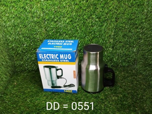 6ac8ca73-53b7-4db5-9838-e7b90560093b.jpg 12V Car Charging Electric Kettle Mug (Silver)