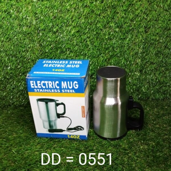 6ac8ca73-53b7-4db5-9838-e7b90560093b.jpg 12V Car Charging Electric Kettle Mug (Silver)