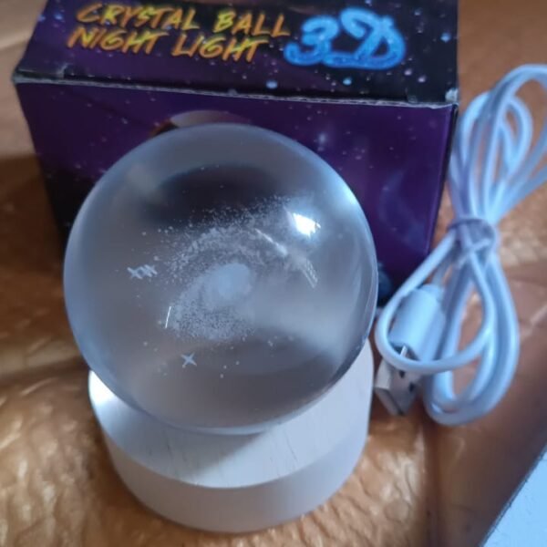 3D Crystal Ball lamps With Base (1 Pc)