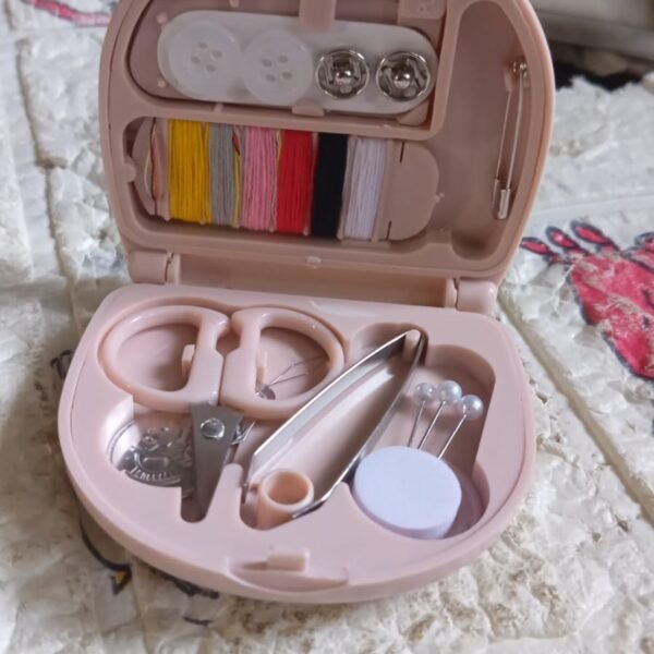 Mini Travel Sewing Kit for Beginners with Threads & Scissors