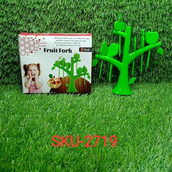 6 Pc Fruit Fork Set for Convenient Eating of Fruits and Vegetable Salads