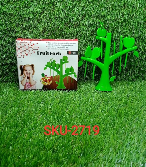 6 Pc Fruit Fork Set for Convenient Eating of Fruits and Vegetable Salads