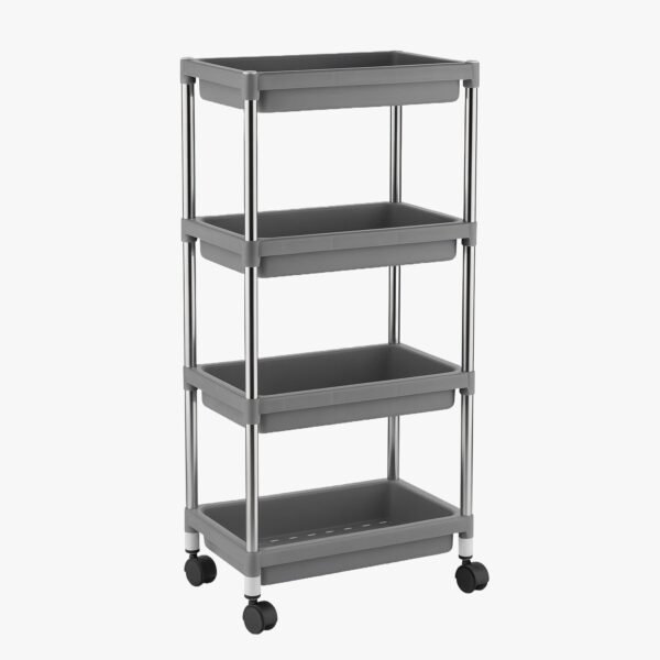 6bab8016-5003-4075-b122-eeef51cd6ee8.jpg 4-Layer Rolling Storage Cart with Wheels Set
