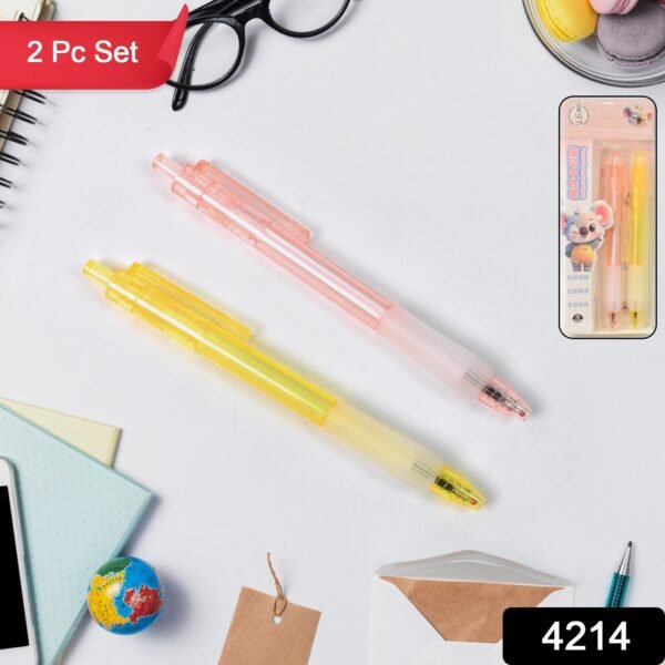 6d363ec0-fd87-44de-ac68-7bf487b0336e.jpg Lightweight Ball Point Pen, Smooth Writing Black Ball Pens (2 Pc Set)