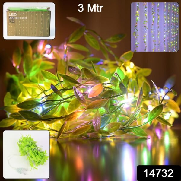 6d7649bc-1d4b-42d6-9dc4-02b6acd80019.jpg Decorative LED Leaf String Light Approx 3 mtr (1 Pc)