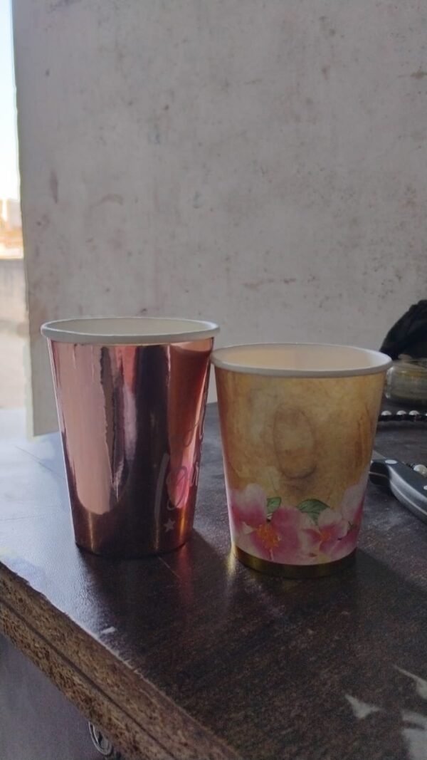 6d8ba4c2-ff1b-47ec-840c-c6fcd323875b.jpg Disposable Paper Cups, Disposable Tea, Coffee Cups (24 Pcs Set / Mix Color & Design)
