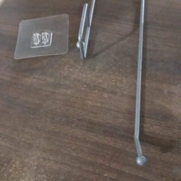 6db1be82-cafb-4303-b677-23d59b4c1274.jpg Stainless Steel Adhesive Paper Roll Holder Tissue (1 pc)