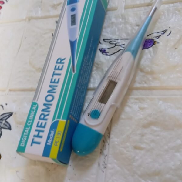 Thermometer for Adults, Child With LCD Backlight Display & Thermometer Cover Thermometer for Fever