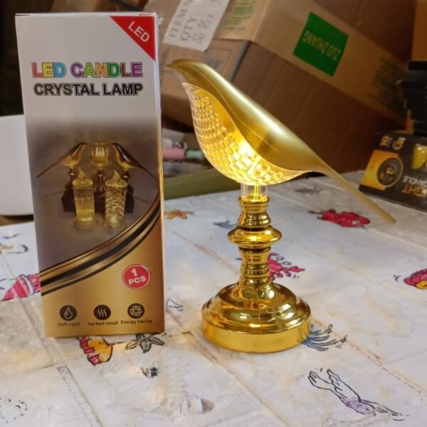 Sparrow led Table Lamp Crystal Decoration Lamp Soft Light & Energy Saving Lamp (1 Pc)