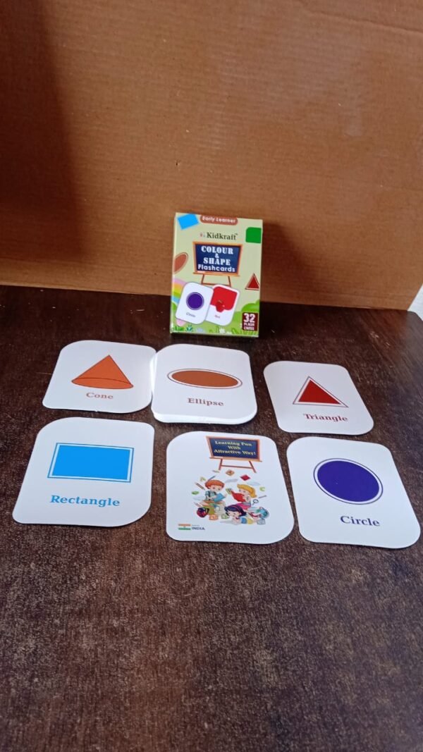 6eeb1249-0f27-4f36-8ec6-c8d9cd8fff76.jpg Kidkraft Early Learner 32-Piece Color & Shape Flashcard Set