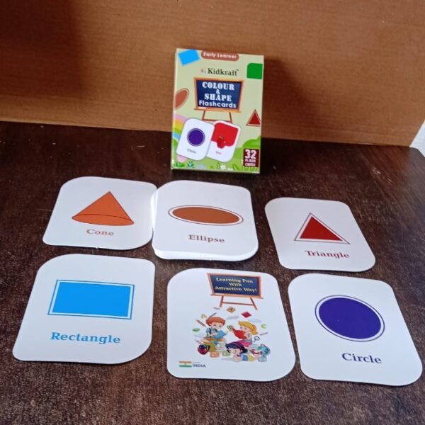 6eeb1249-0f27-4f36-8ec6-c8d9cd8fff76.jpg Kidkraft Early Learner 32-Piece Color & Shape Flashcard Set