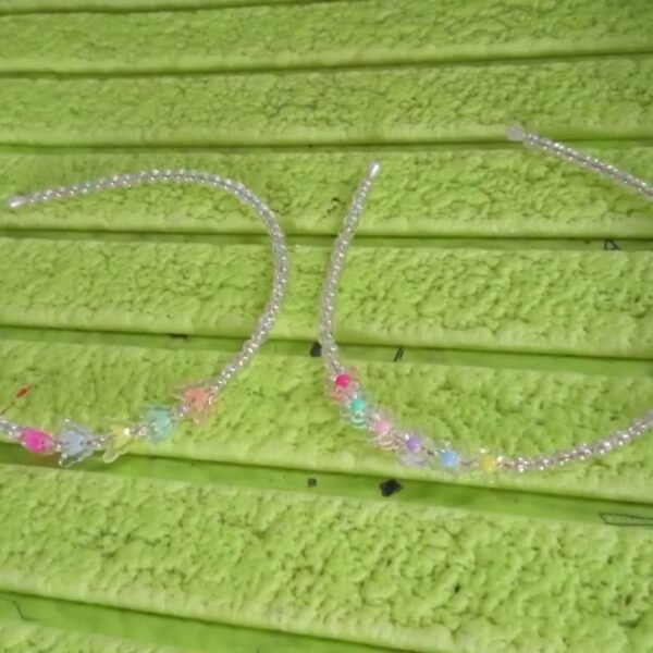 Metal Handmade Colorful Hair beads (1 Pc / Mix Design)