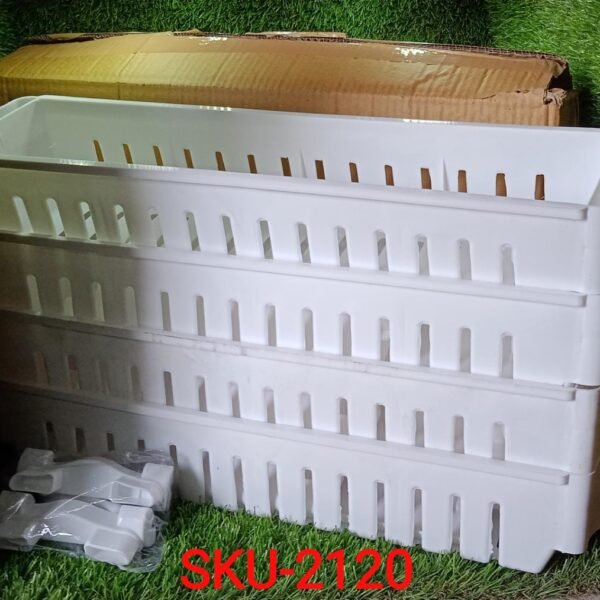 Multipurpose 4 Layer Space Saving Storage Organizer Rack Shelf