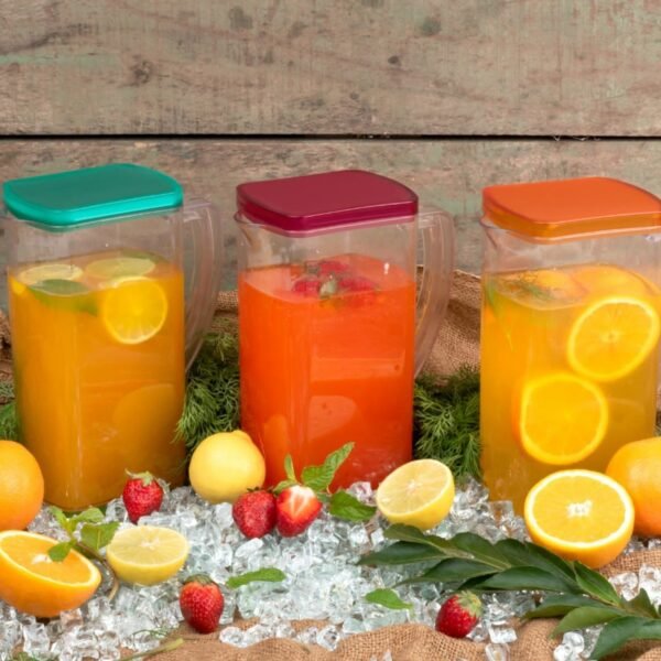 Resistant Glass Jug for Juice, Milk, Cold or Hot Beverages (plastic)