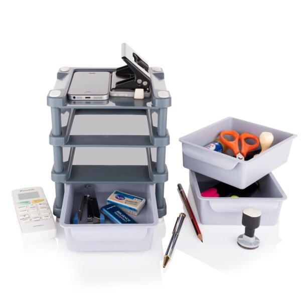 Mini 3 Layer Drawer Used for storing makeup equipment’s and kits used by women’s