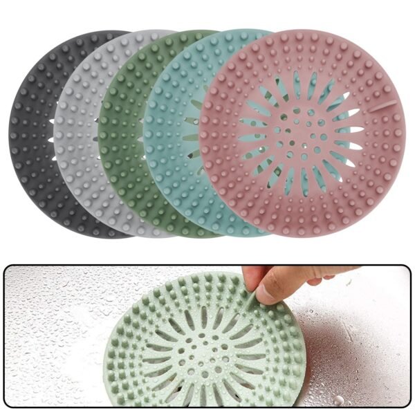 Shower Drain Cover – Prevents Clogging from Hair & Debris in Bathroom Floors