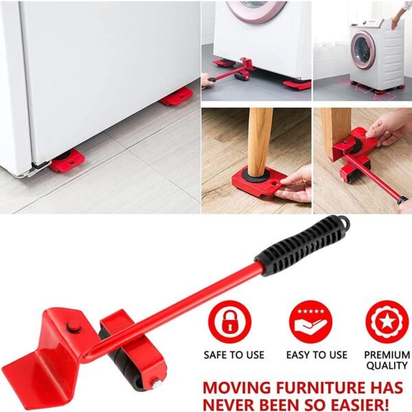 Heavy-Duty Furniture Lifter & Shifting Tool