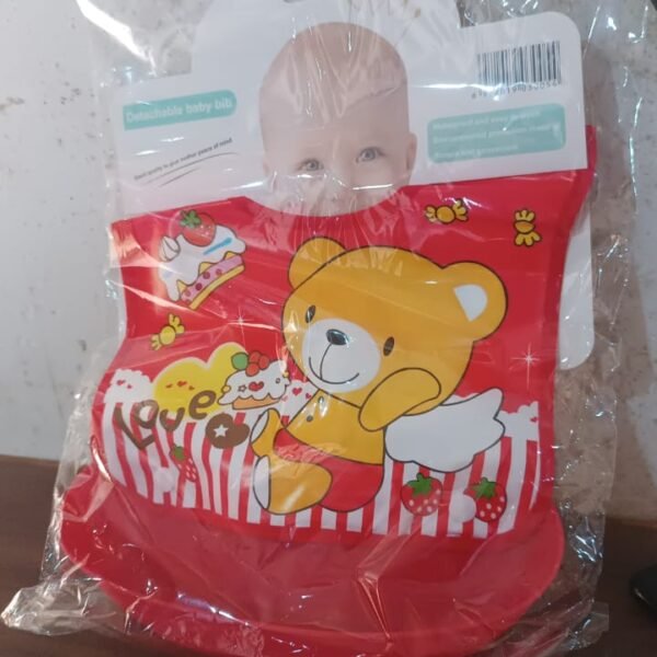 70a37d4f-cf81-415e-aef4-f23b1b2712d1.jpg Multifunctional Waterproof BPA Free Reusable Soft Fabric Plastic Baby Bib (1 Pc)