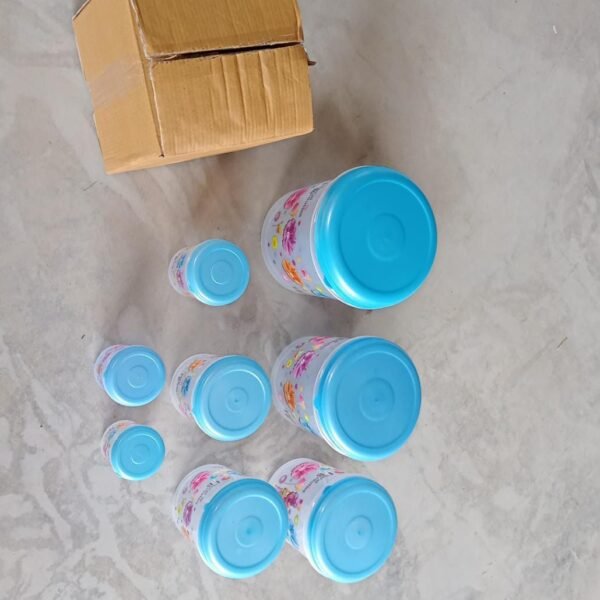 Air Tight Plastic Transparent Container Set