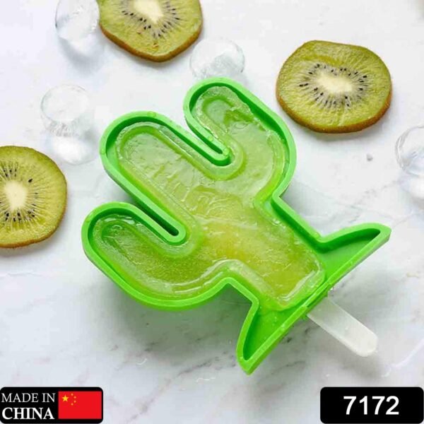 7172.jpg Cactus Shape sicle Molds - Durable Silicone Ice Cream Mould, DIY Ice Kitchen Tool