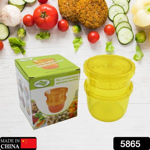 2 in 1 Manual Citrus Juicer and Grinder Portable Ginger Garlic Fruit Vegetable