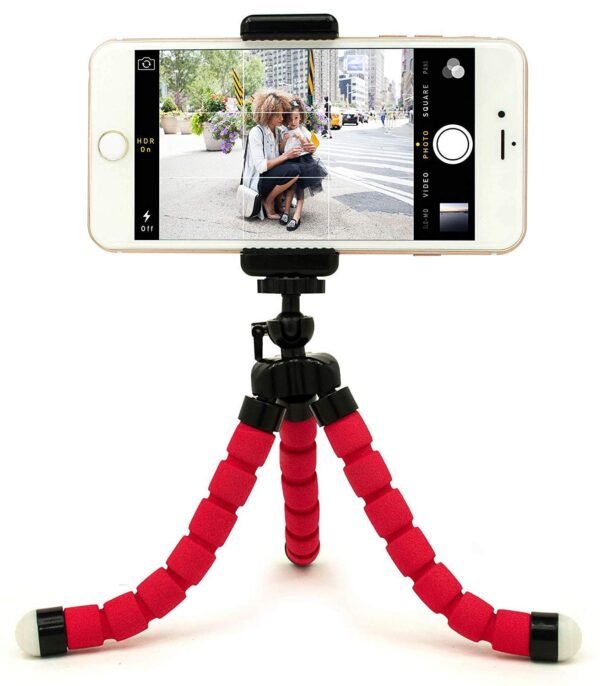 Portable Mini Octopus Tripod with Phone Holder for Selfies