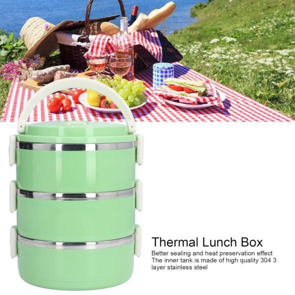 3 Layer Doraemon Lunch Box Tiffin