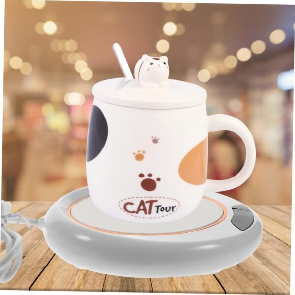 USB Warm Coaster Heated Coffee Mug Heater Electric Warmer 1 Pc