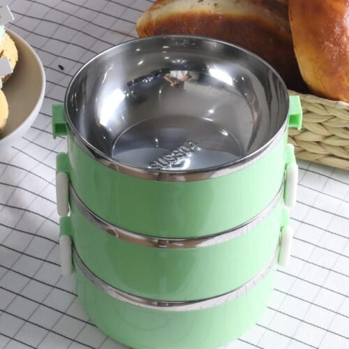 3 Layer Doraemon Lunch Box Tiffin