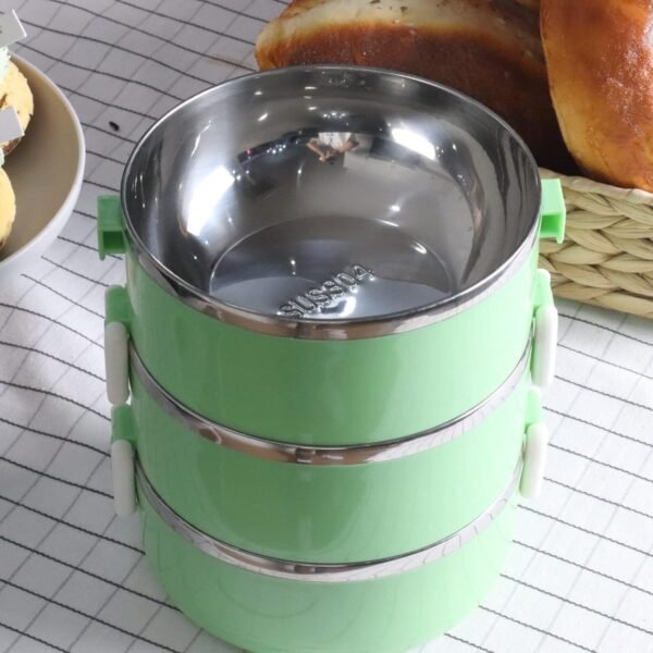 3 Layer Doraemon Lunch Box Tiffin